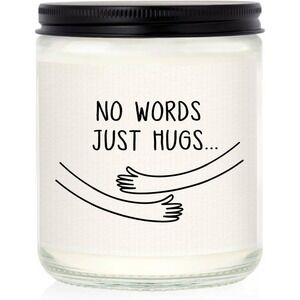 Sympathy Gift No Words Just Hugs Candle Bereavement Condolences Get Well Soon